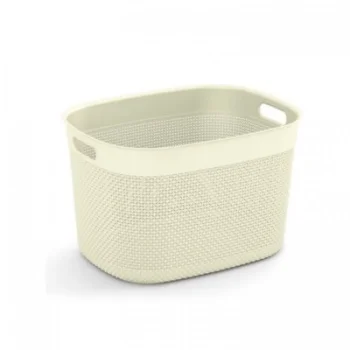 KIS korpa za veš Filo Basket 30l Romantic ivory KFBXLRI KIS korpa za veš Filo Basket 30l Romantic ivory KFBXLRI